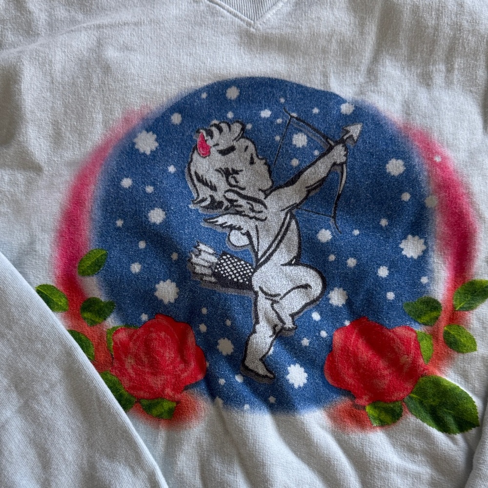 Boys Lie Light Blue Graphic Sweatshirt - Picture 2 of 4
